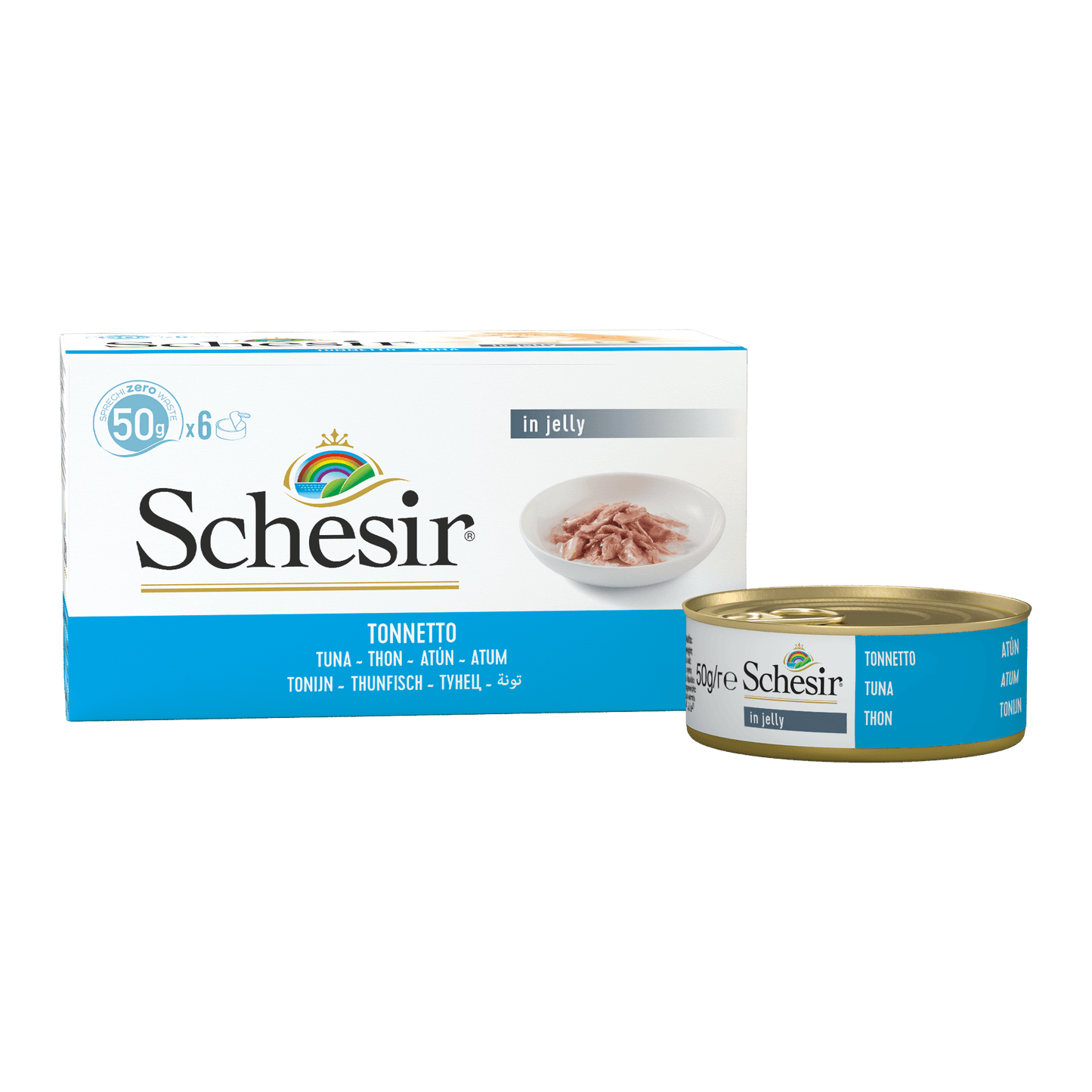 Schesir Cat Multipack Wet Cat Food (6 X 50 G)