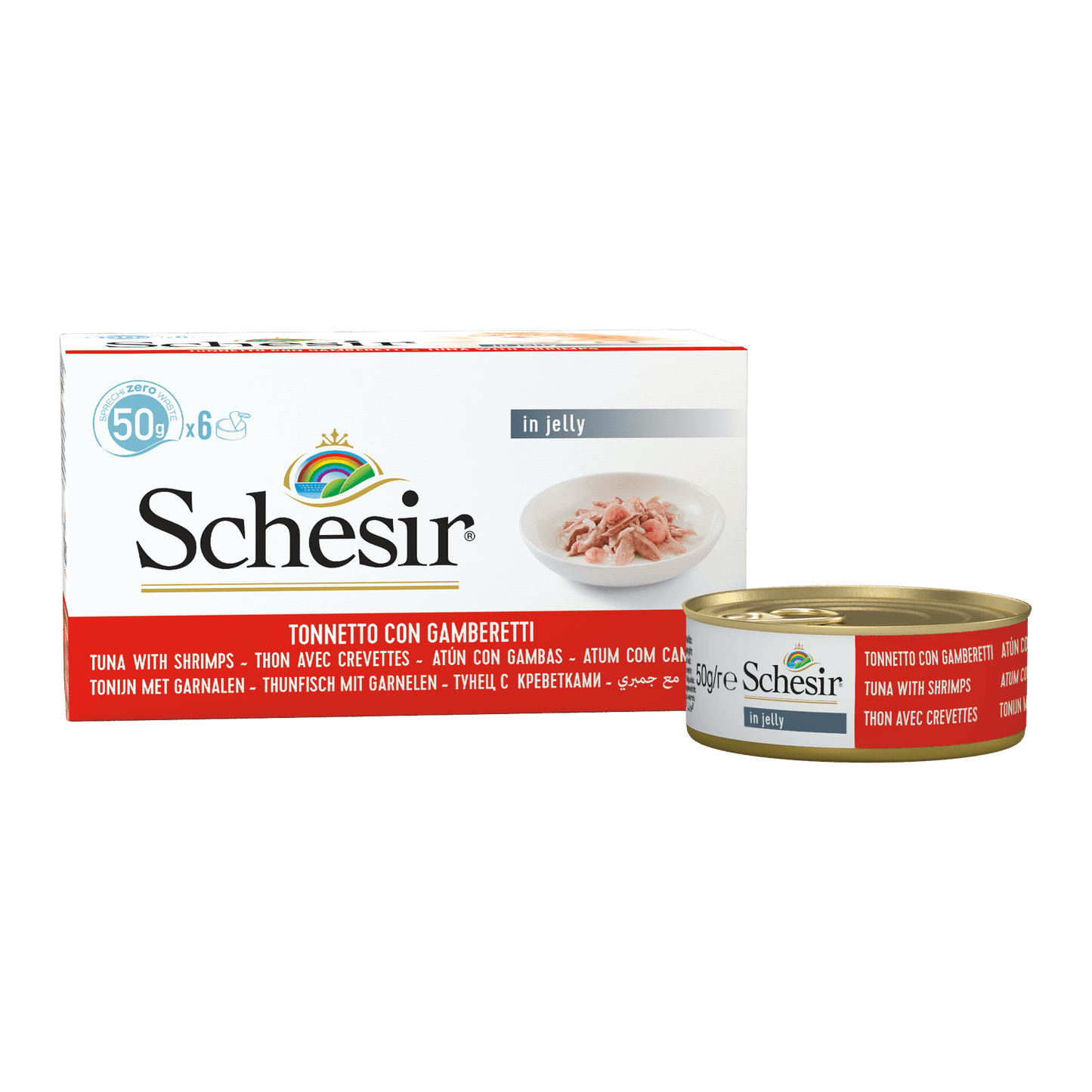 Schesir Cat Multipack Wet Cat Food (6 X 50 G)