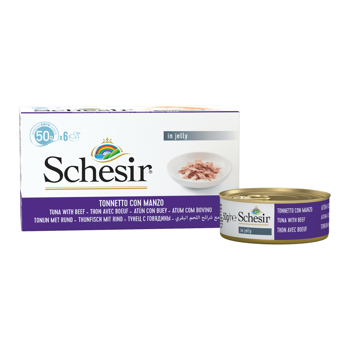 Schesir Cat Multipack Wet Cat Food (6 X 50 G)