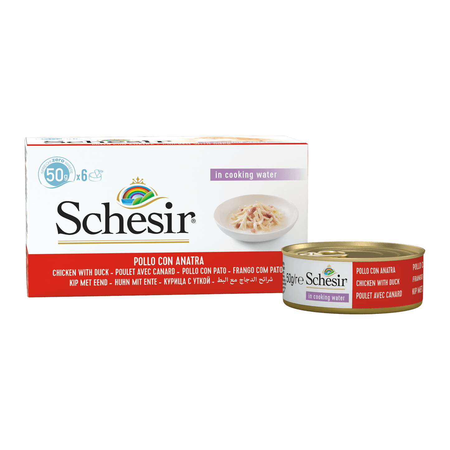 Schesir Cat Multipack Wet Cat Food (6 X 50 G)