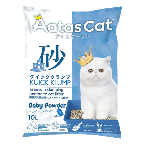 Aatas Cat Kuick Klump Clumping Bentonite Litter 10L