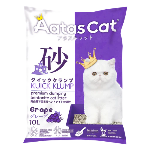 Aatas Cat Kuick Klump Clumping Bentonite Litter 10L