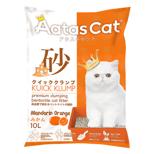 Aatas Cat Kuick Klump Clumping Bentonite Litter 10L