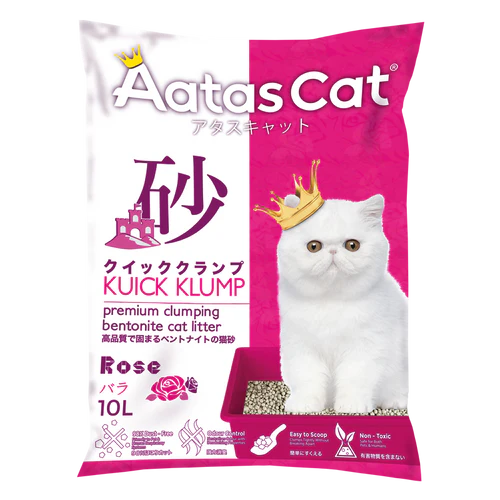 Aatas Cat Kuick Klump Clumping Bentonite Litter 10L