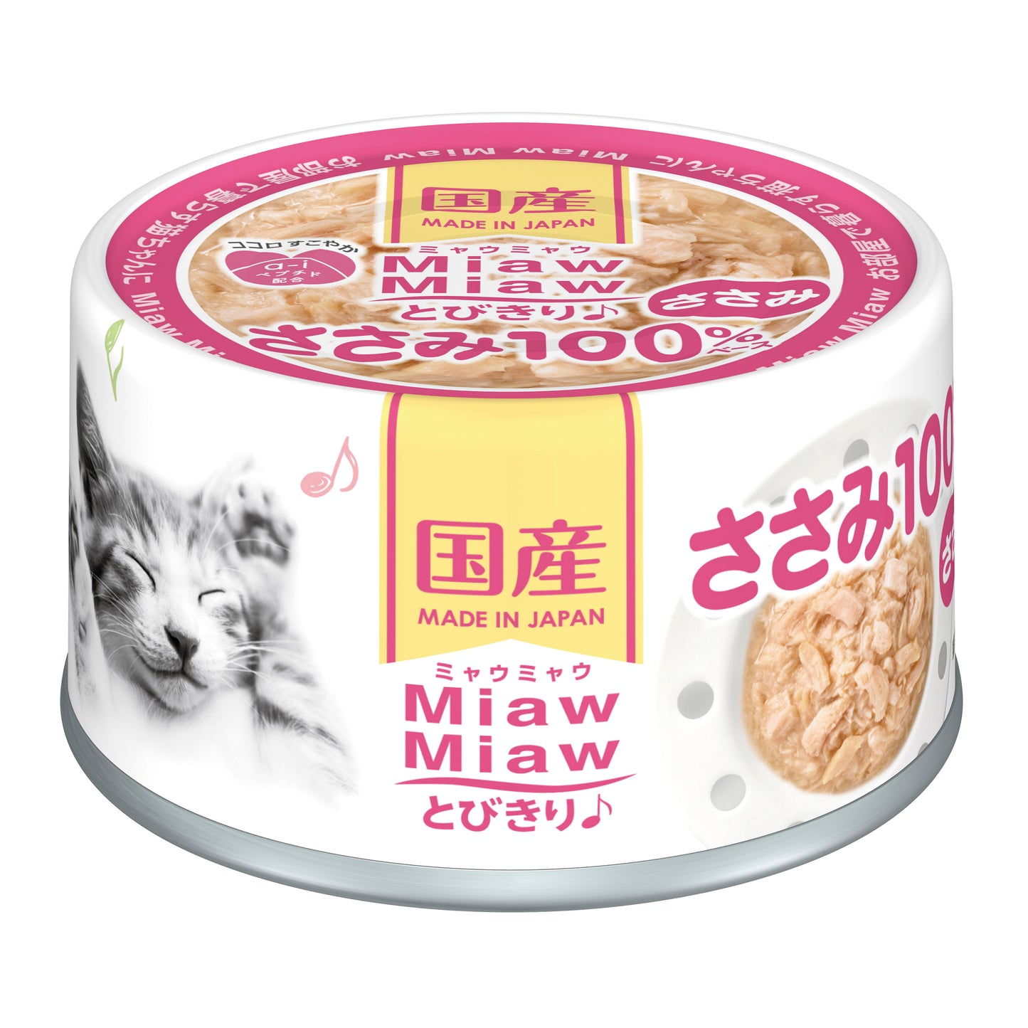Aixia Miaw Miaw Tobikiri Canned Cat Food 60g