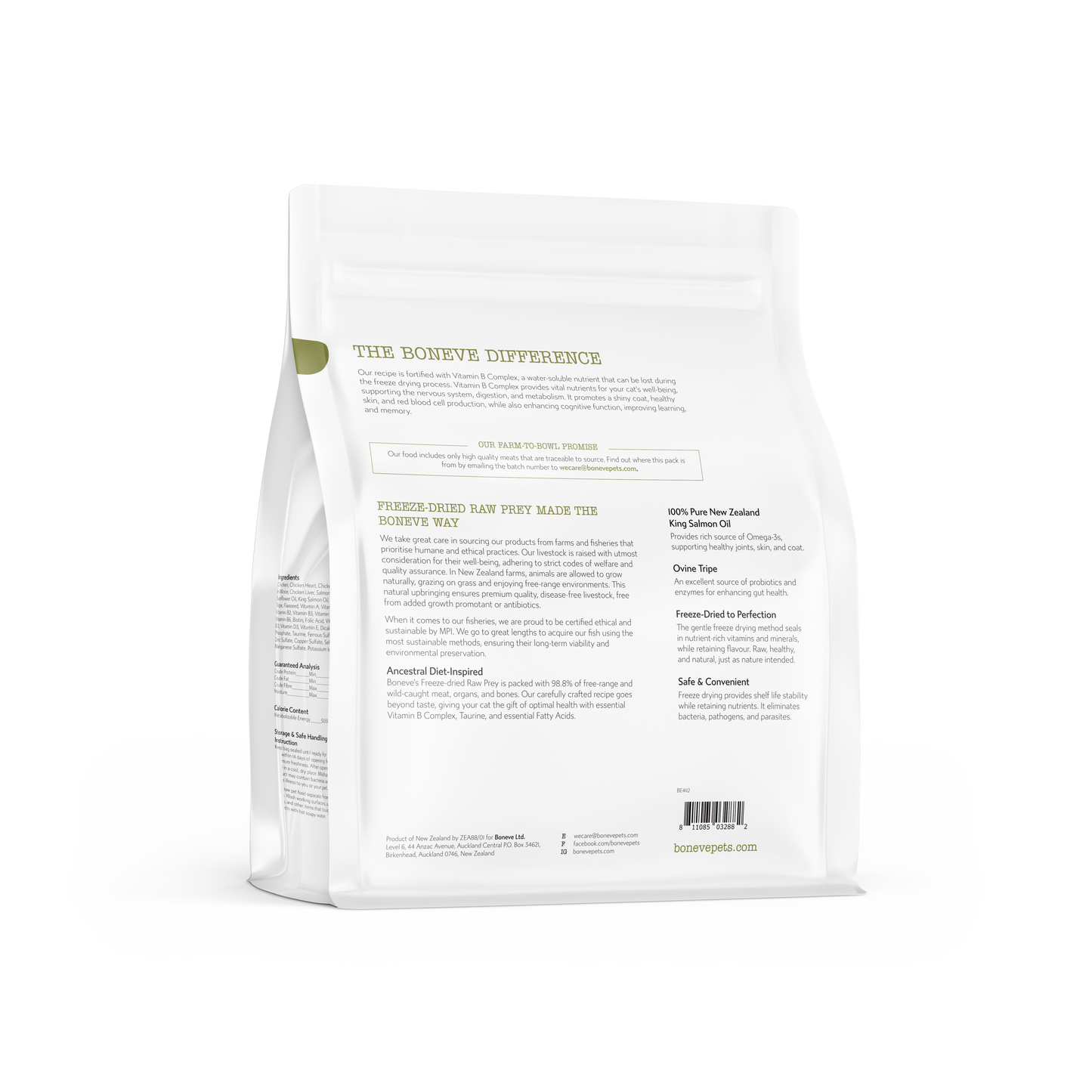 Boneve Freeze Dried Cat Food (Chicken & Salmon)