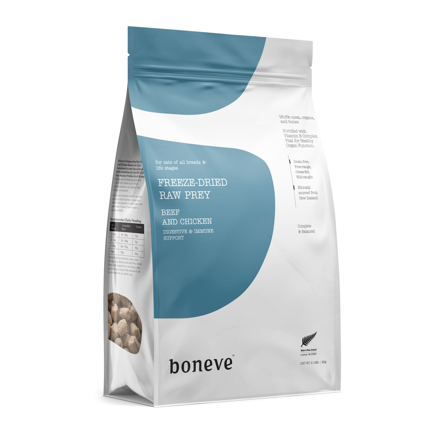 Boneve Freeze Dried Cat Food (Beef & Chicken)