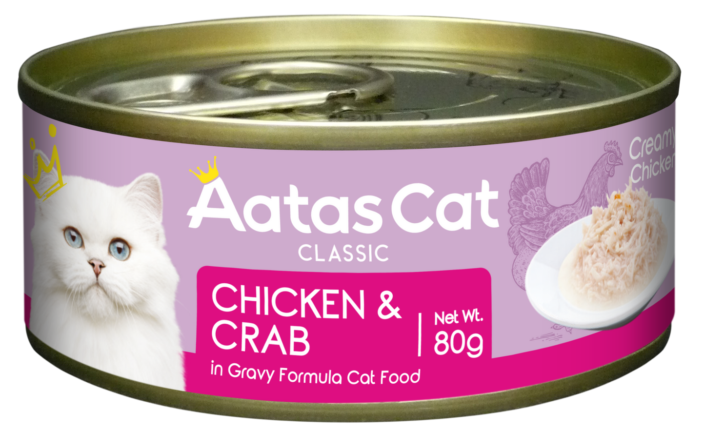 Aatas Cat Creamy Chicken 80g
