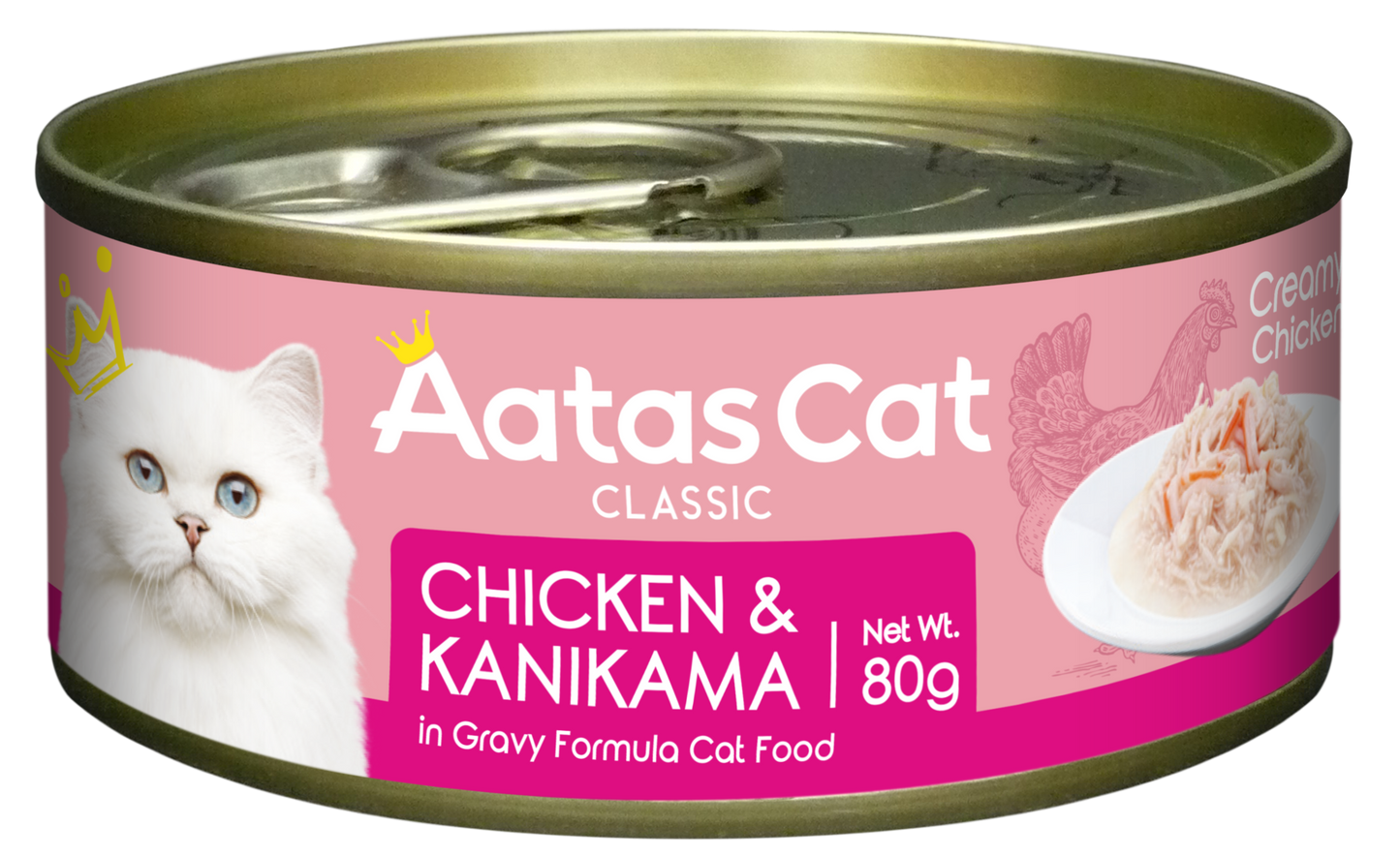 Aatas Cat Creamy Chicken 80g