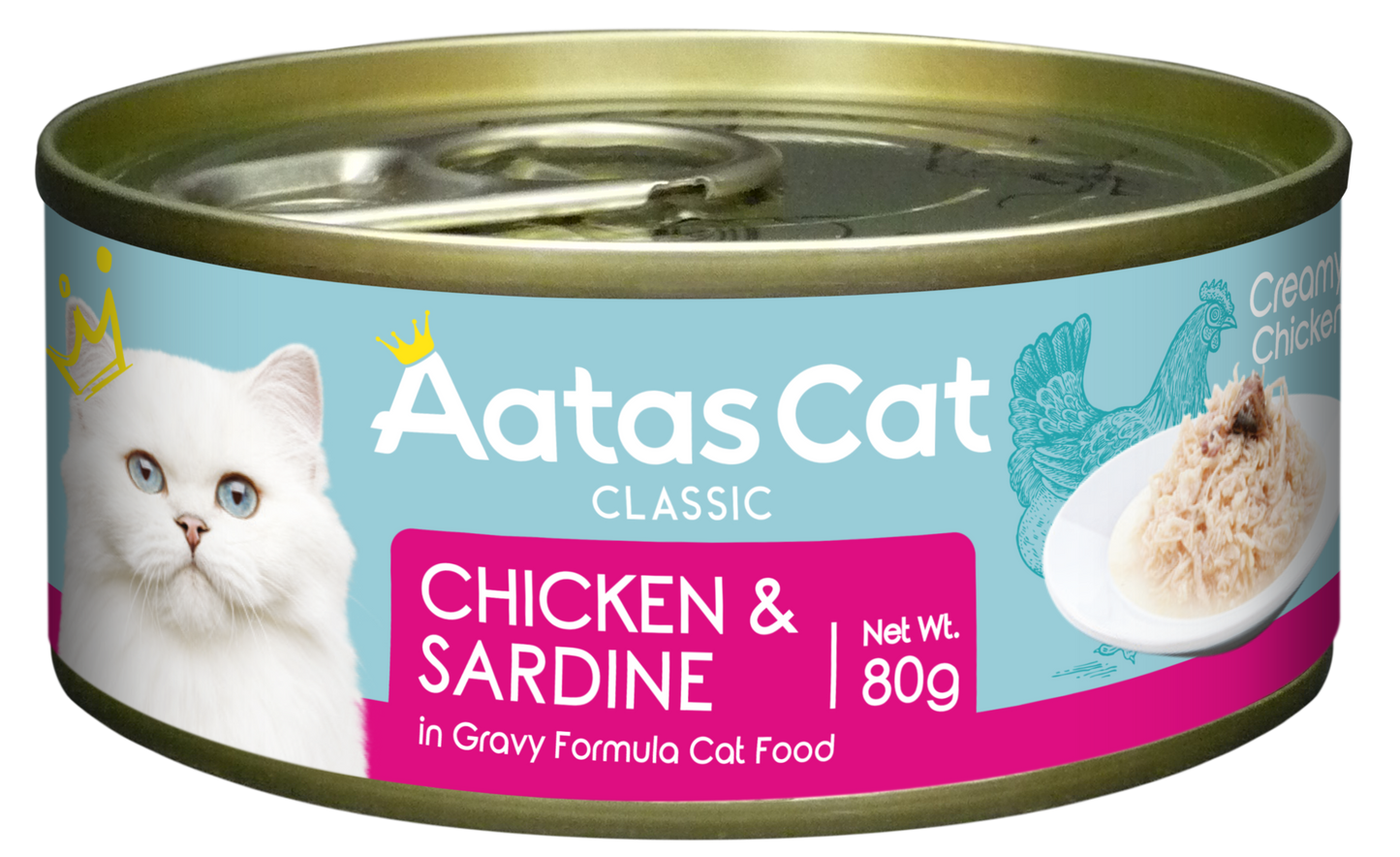 Aatas Cat Creamy Chicken 80g