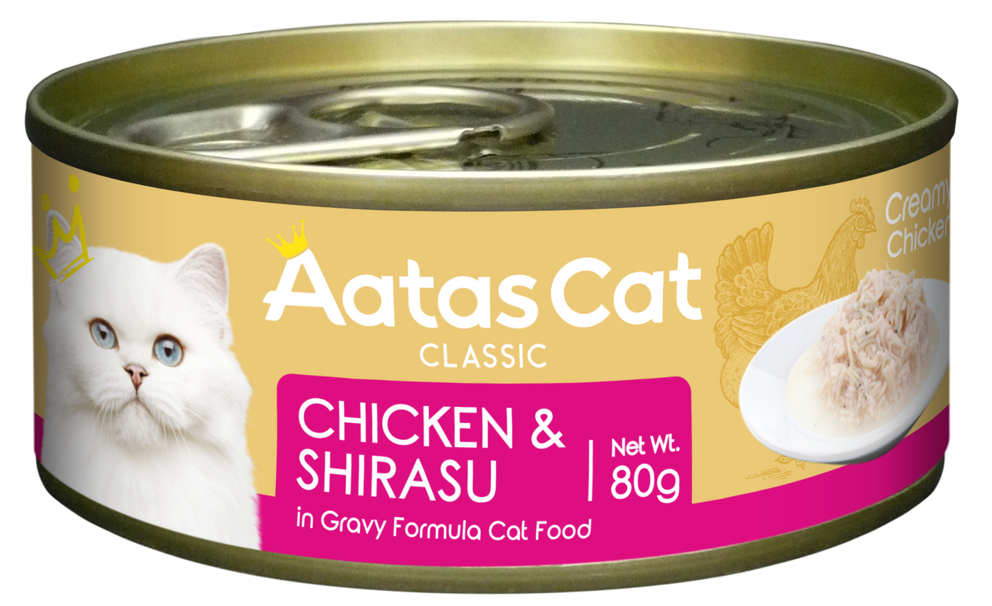 Aatas Cat Creamy Chicken 80g
