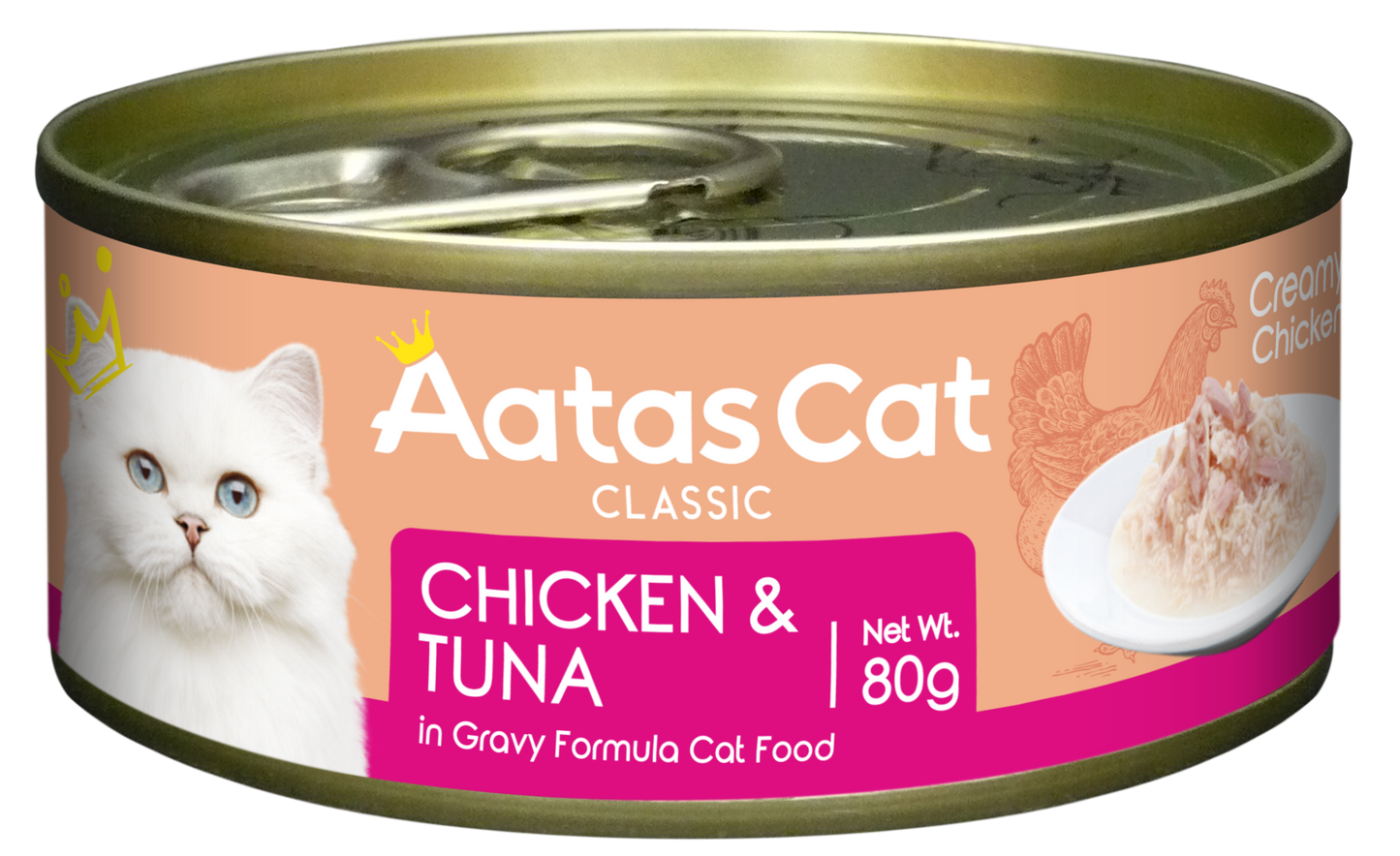 Aatas Cat Creamy Chicken 80g