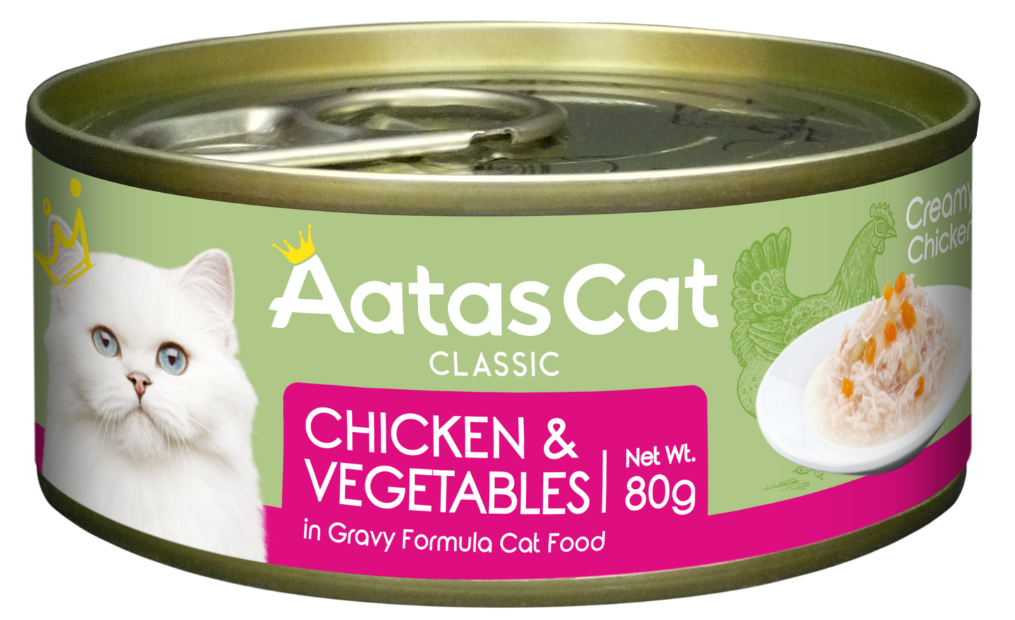 Aatas Cat Creamy Chicken 80g