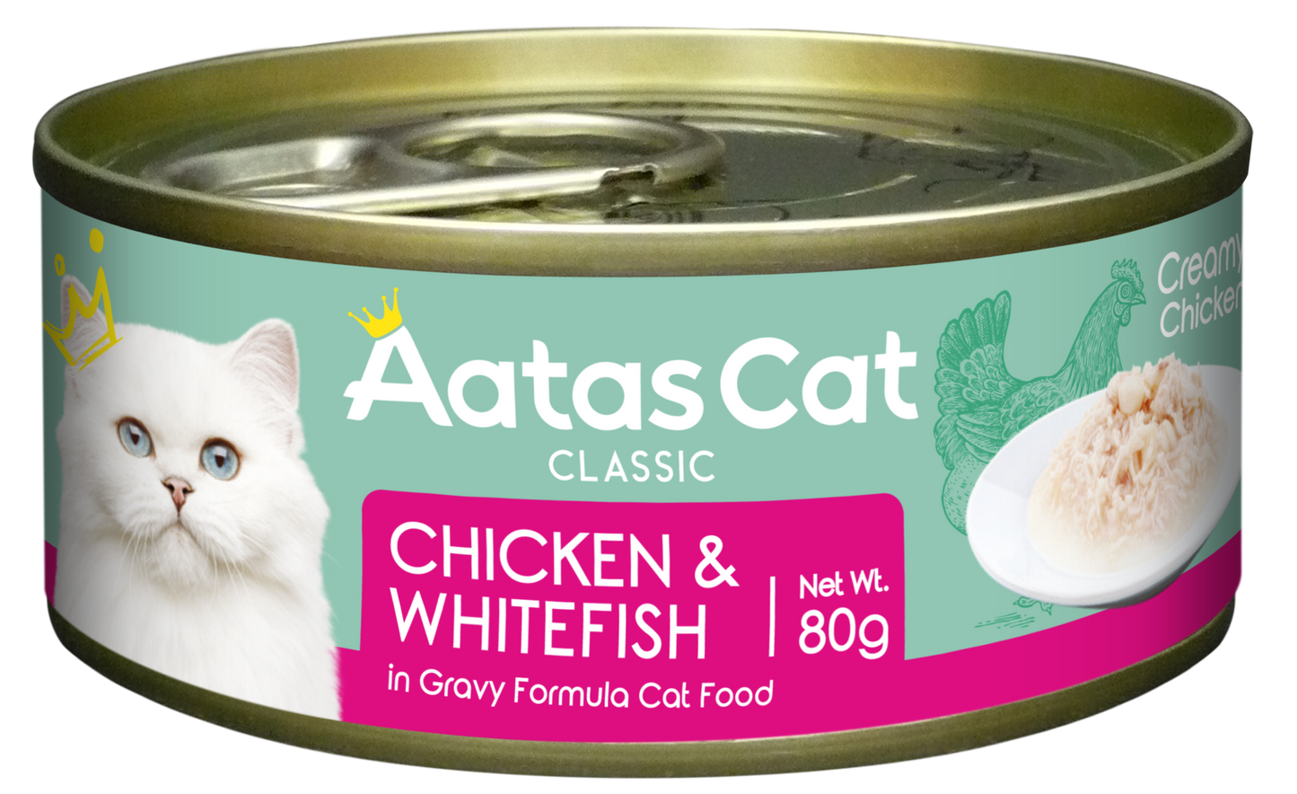 Aatas Cat Creamy Chicken 80g