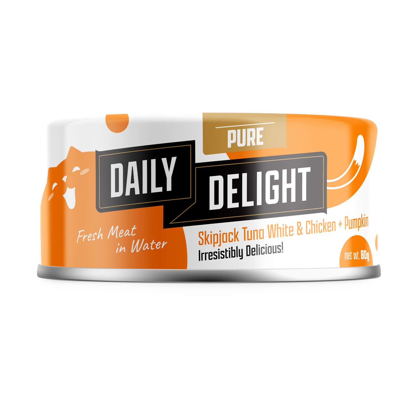 Daily Delight Pure Skipjack Tuna & Chicken Wet Cat Food 80g