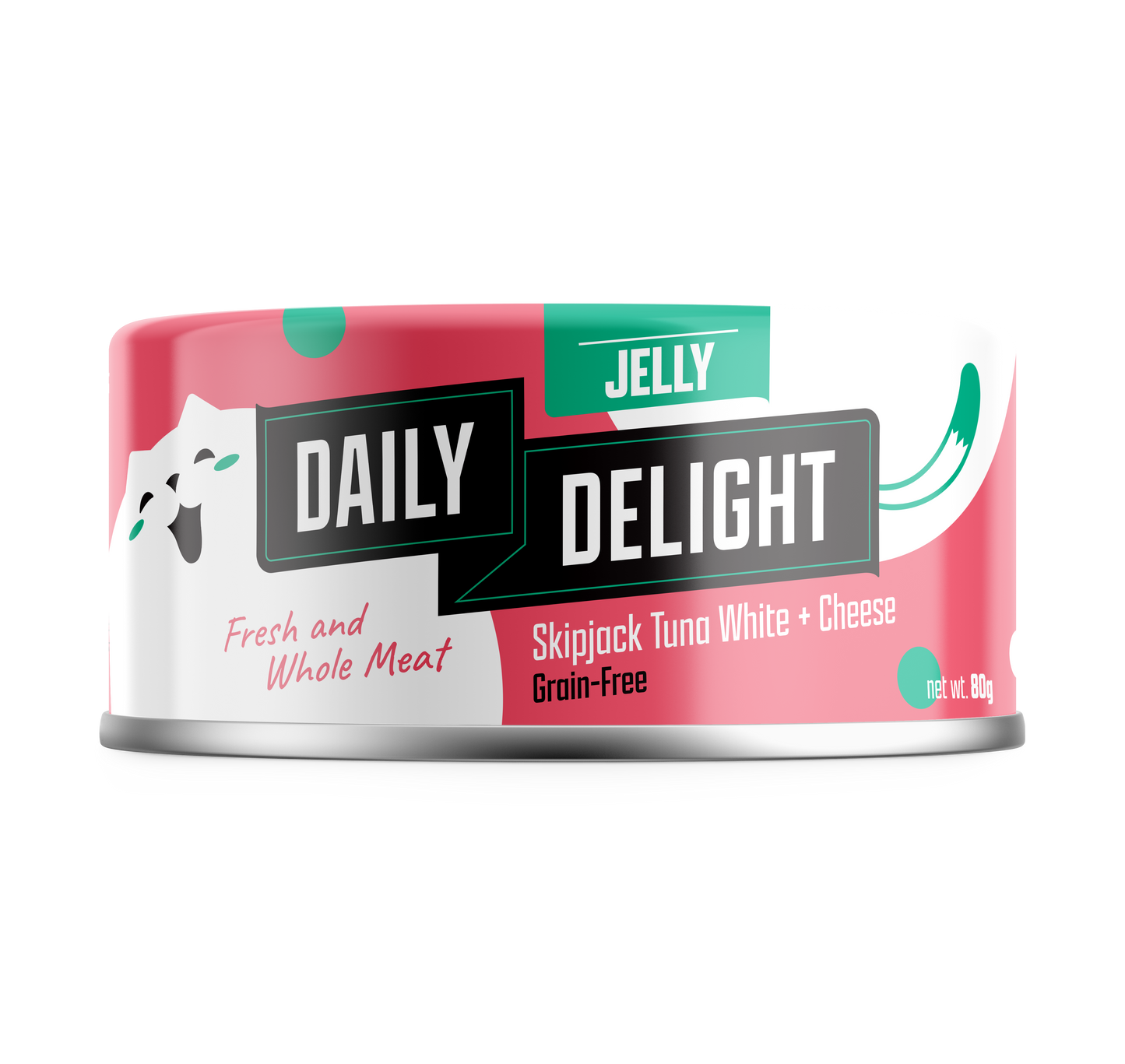 Daily Delight Jelly Skipjack Tuna Wet Cat Food 80g