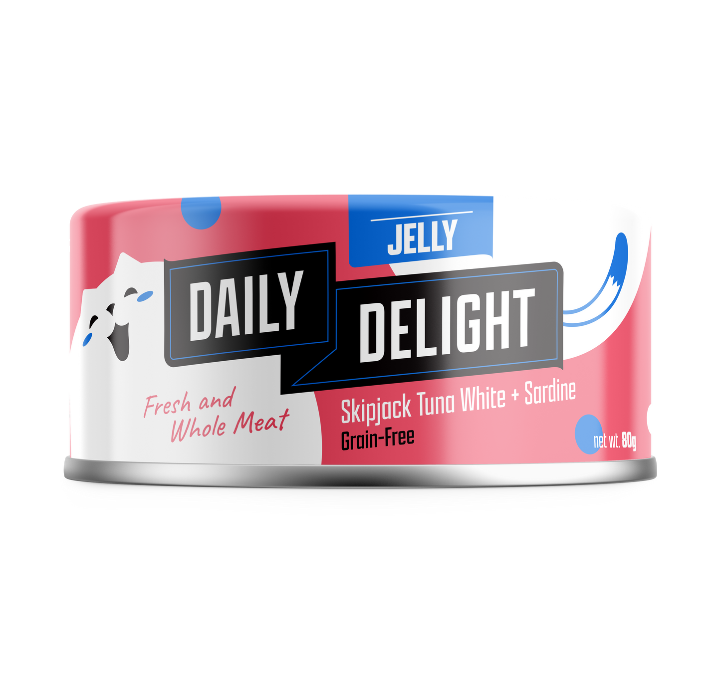 Daily Delight Jelly Skipjack Tuna Wet Cat Food 80g