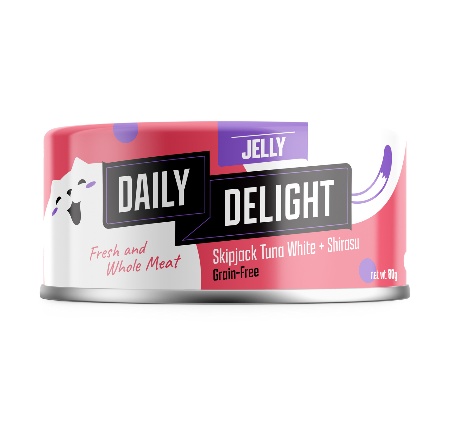 Daily Delight Jelly Skipjack Tuna Wet Cat Food 80g