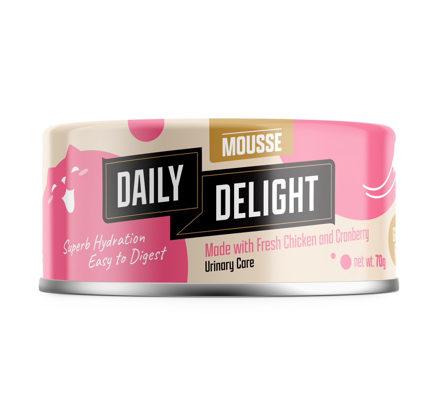 Daily Delight Mousse Wet Cat Food 70/80g