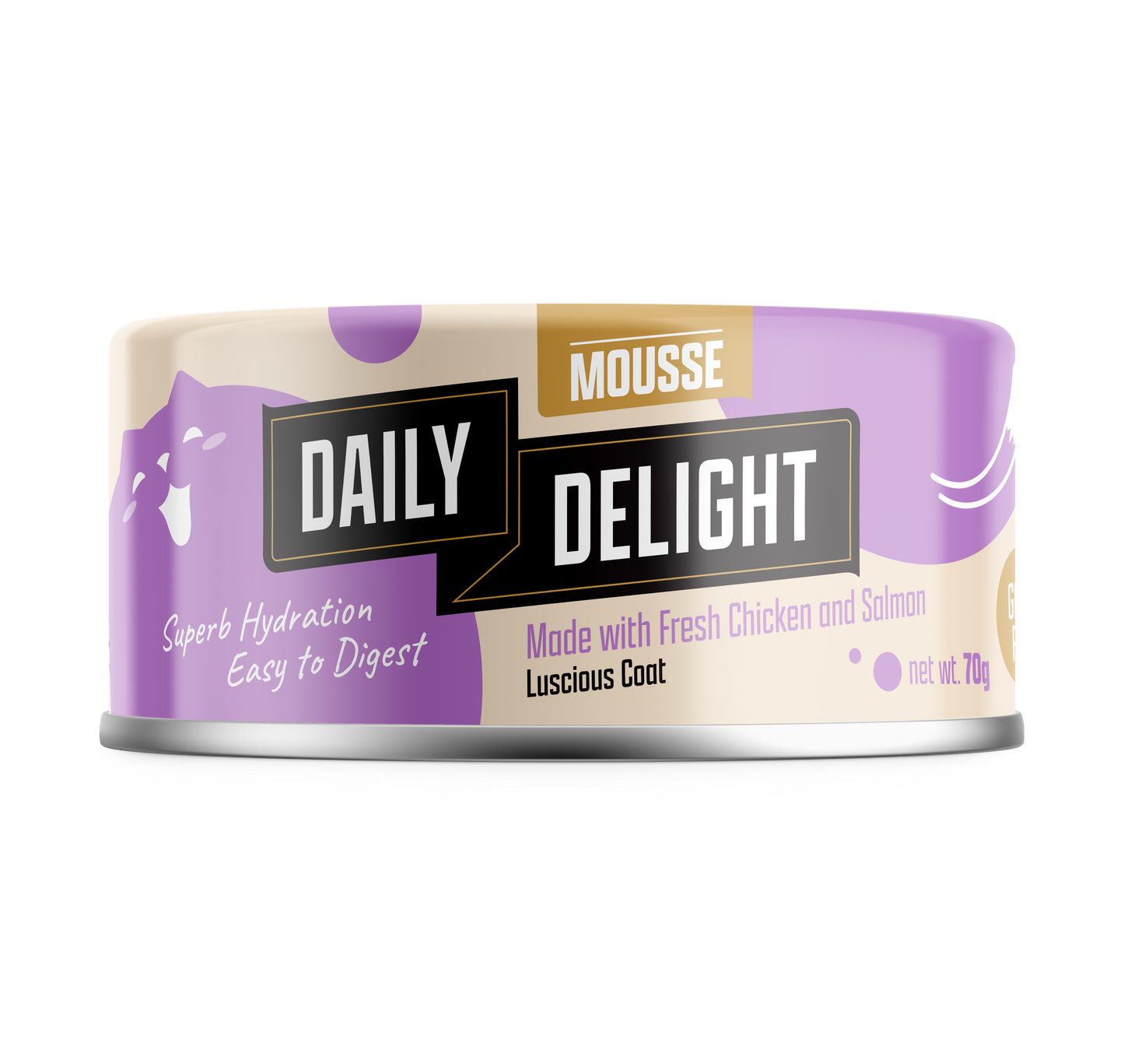 Daily Delight Mousse Wet Cat Food 70/80g