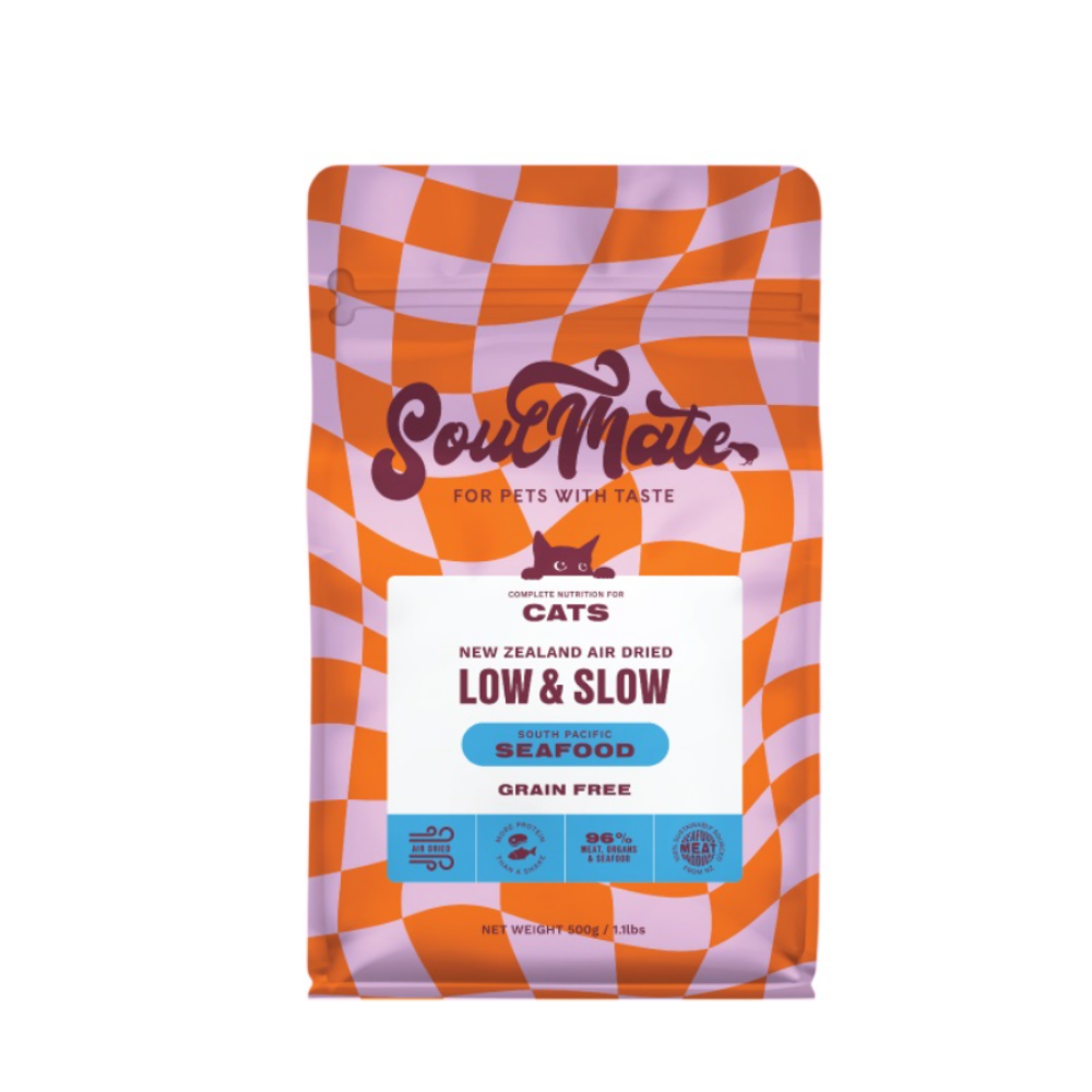 SoulMate Low & Slow South Pacific Air Dried Cat Food-(500g/1kg)
