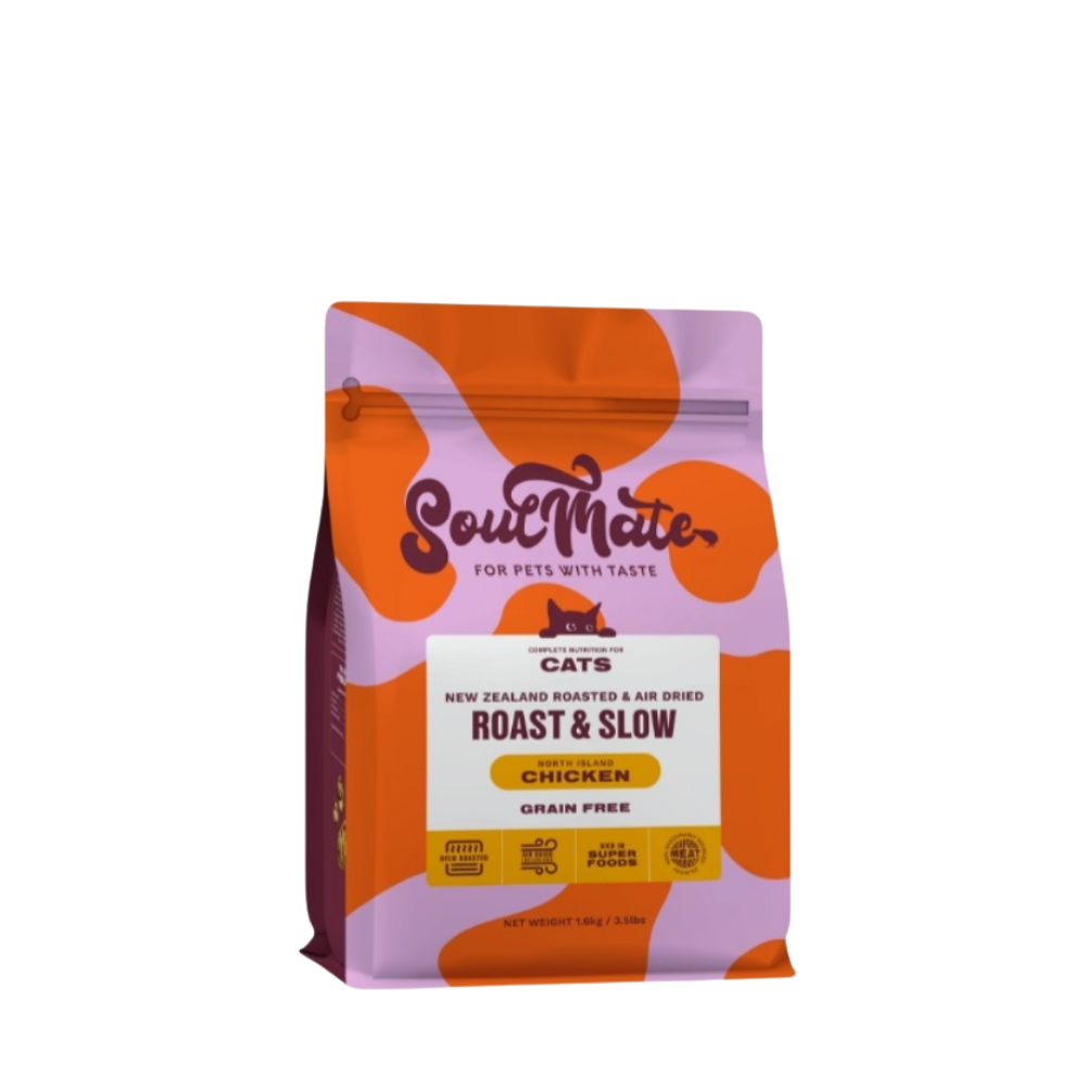 SoulMate Roast & Slow Baked and Air Dried Cat Food (1.6kg & 6kg)