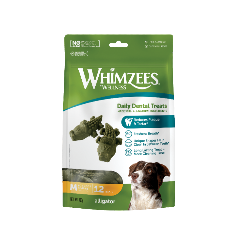 Whimzees Alligator Dental Dog Treats