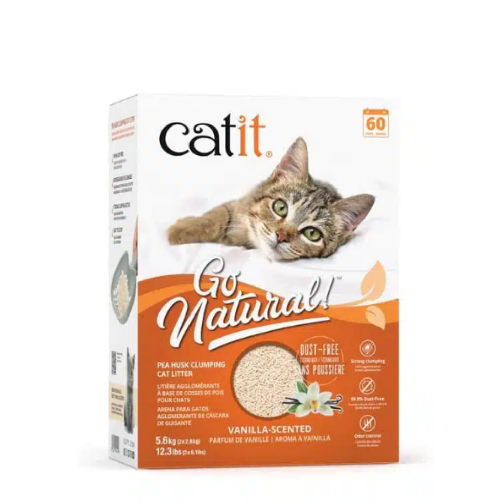 Catit Go Natural Pea Husk Clumping Cat Litter 7L