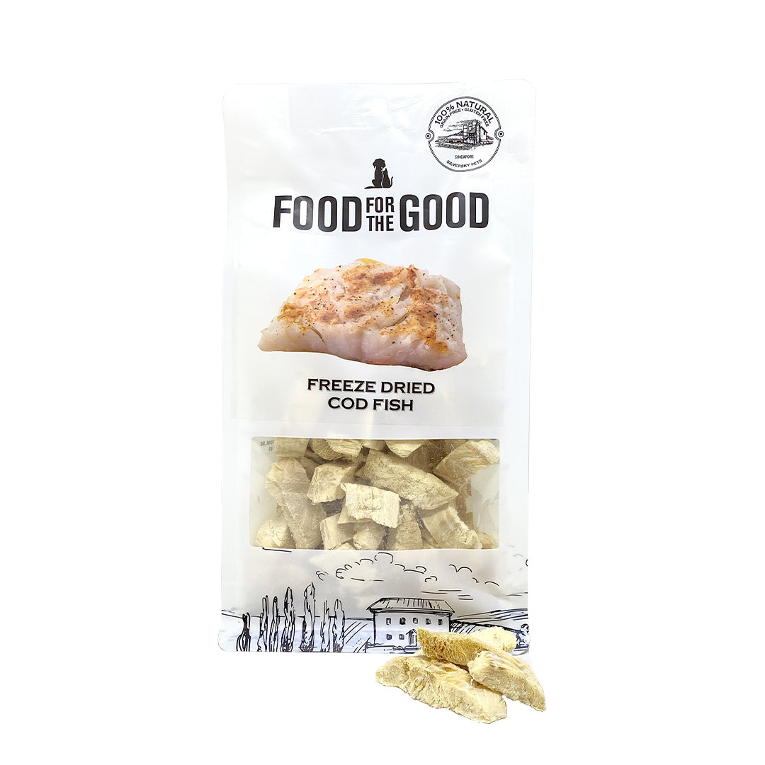 Food For The Good - Freeze Dried Codfish Cat & Dog Treats