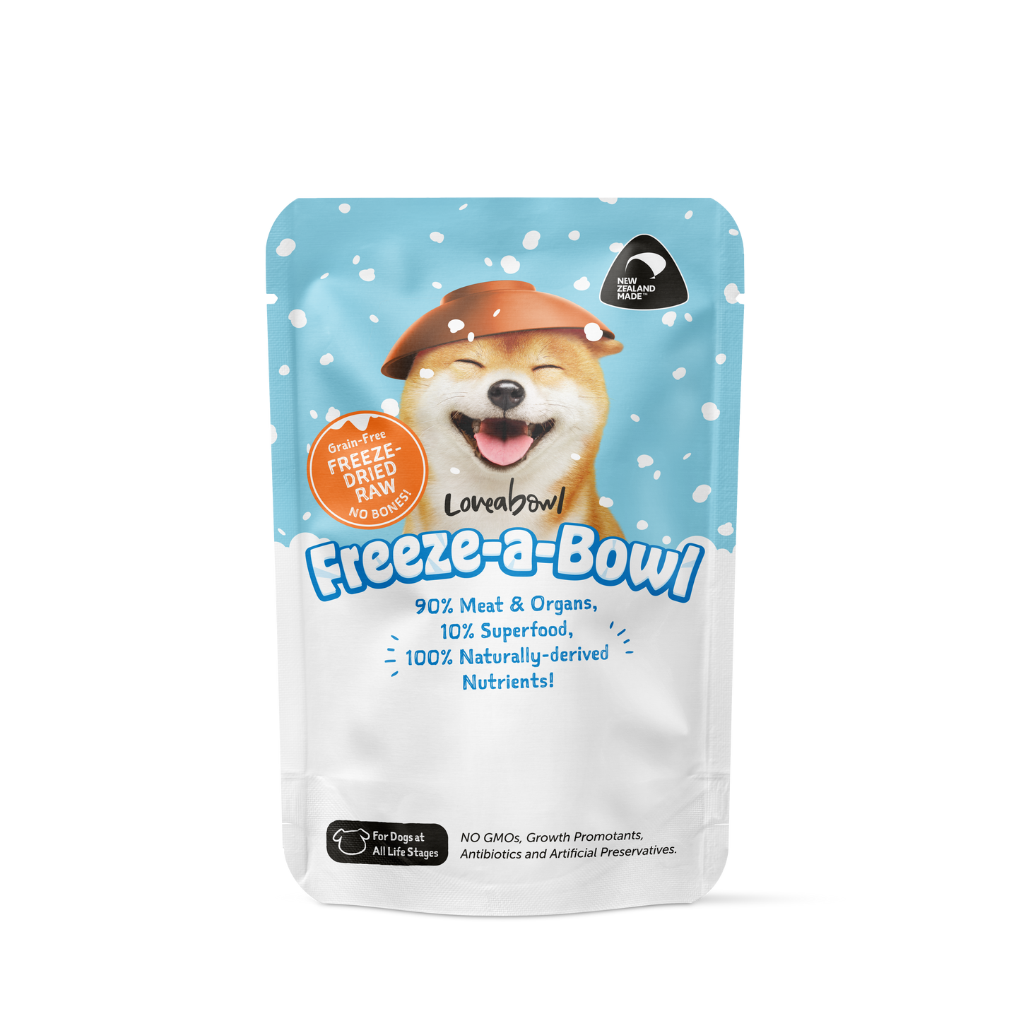 Loveabowl Freeze-a-Bowl Freeze Dried Dog Food (Chicken & Mackerel)