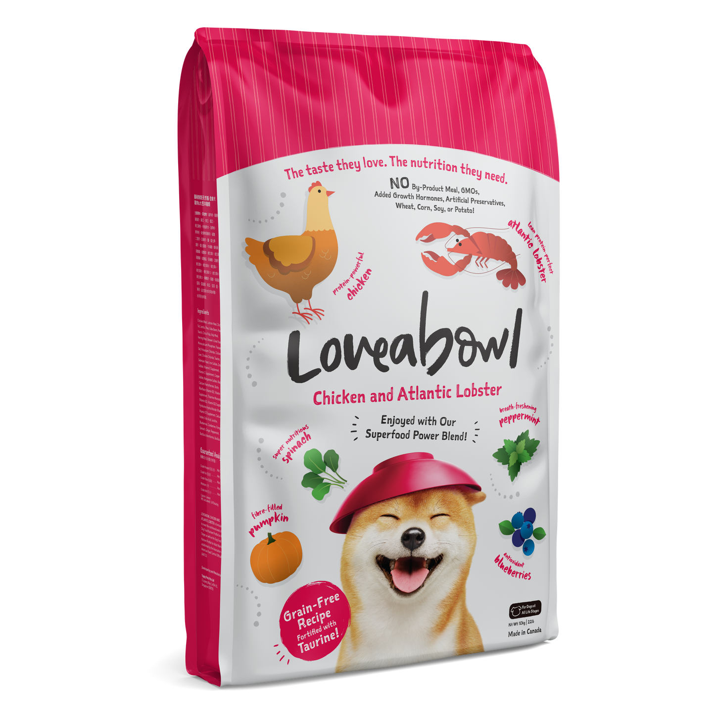 Loveabowl Grain Free Dry Dog Food (Chicken & Lobster)