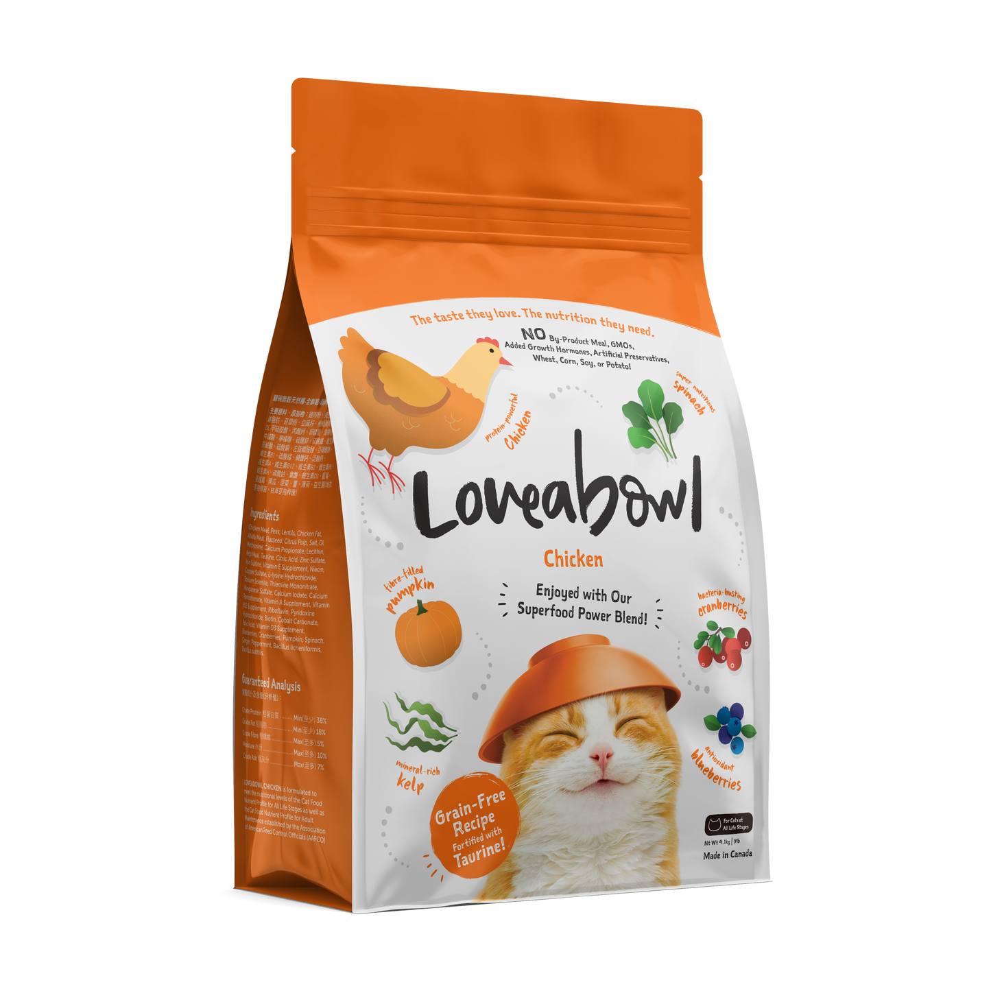 Loveabowl Grain Free Dry Cat Food (Chicken)
