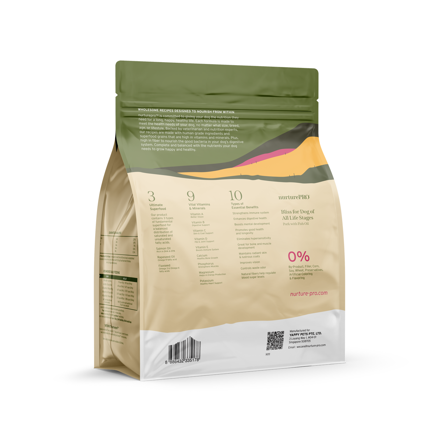 Nurture Pro Bliss All Life Stages Dry Dog Food (Pork with Fish Oil)