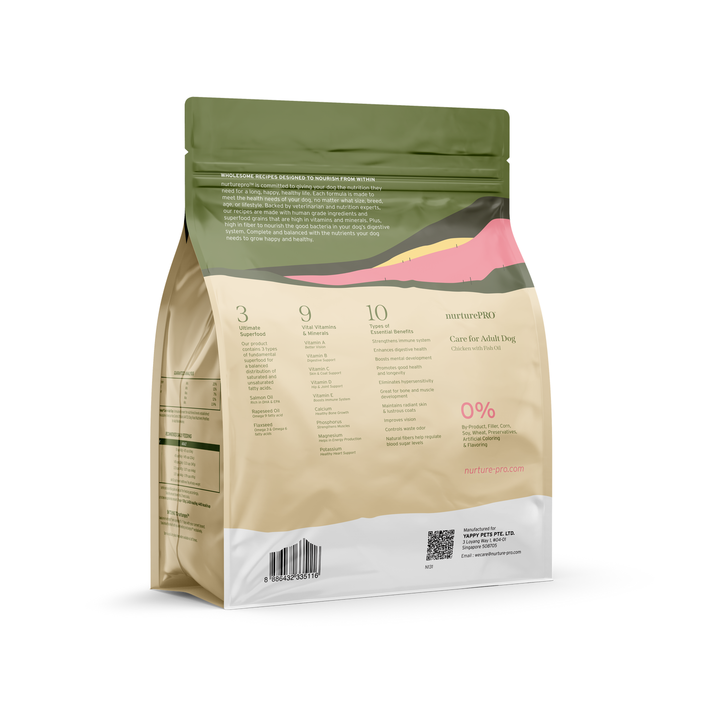 Nurture Pro Care Adult Dogs Dry Dog Food (Chicken with Fish Oil)