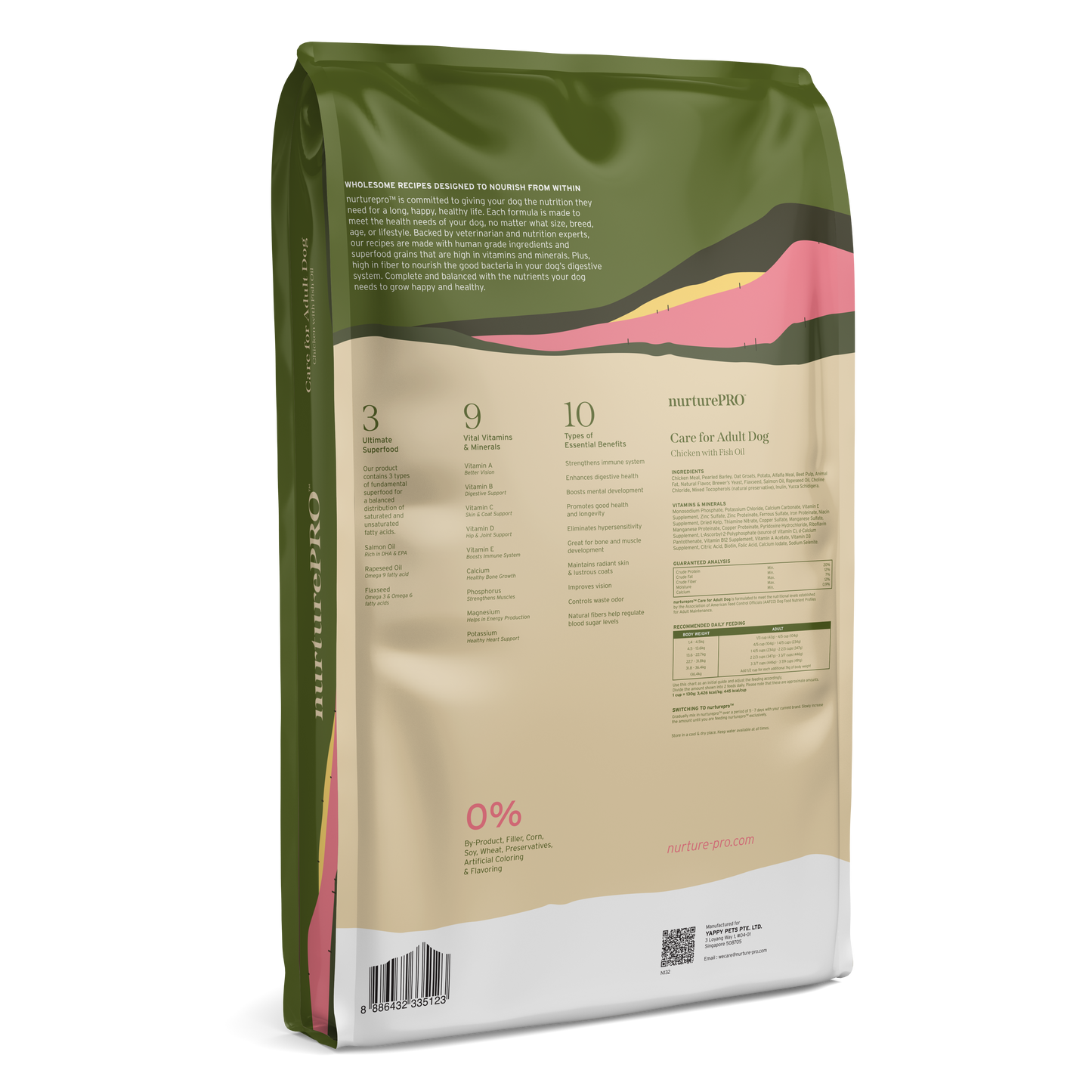 Nurture Pro Care Adult Dogs Dry Dog Food (Chicken with Fish Oil)