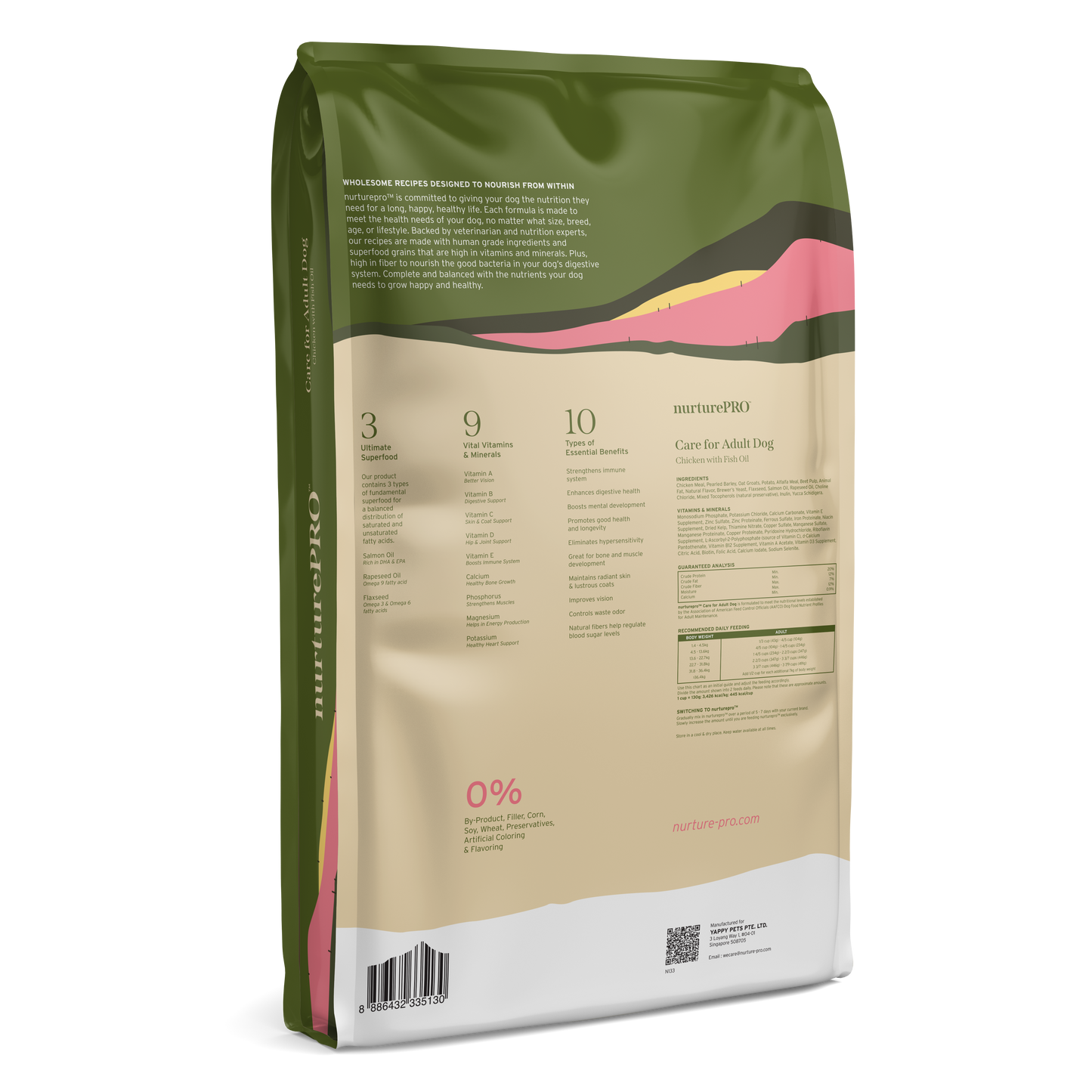 Nurture Pro Care Adult Dogs Dry Dog Food (Chicken with Fish Oil)