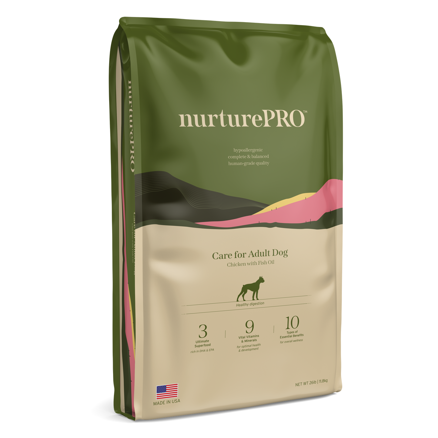 Nurture Pro Care Adult Dogs Dry Dog Food (Chicken with Fish Oil)