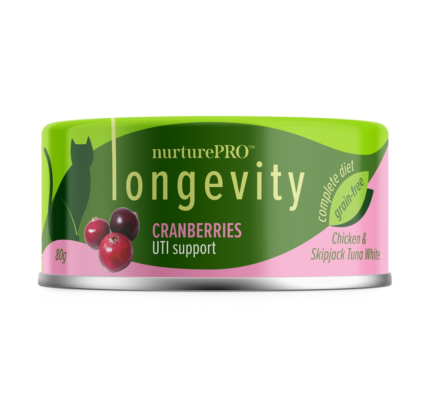 Nurture Pro Longevity Chicken & Skipjack Tuna Cat Wet Food 80g