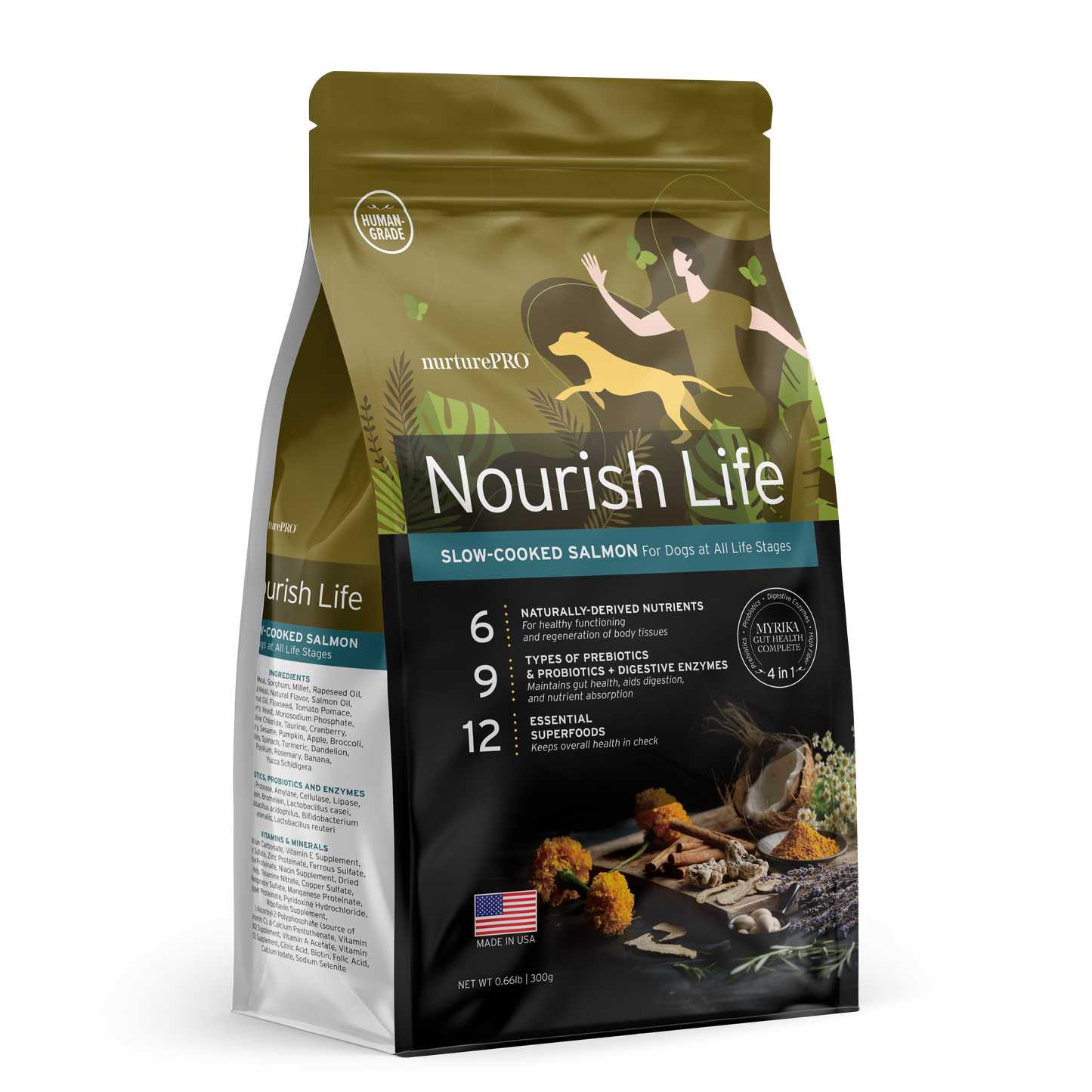 Nurture Pro Nourish Life Slow-cooked Dry Dog Food (Salmon)