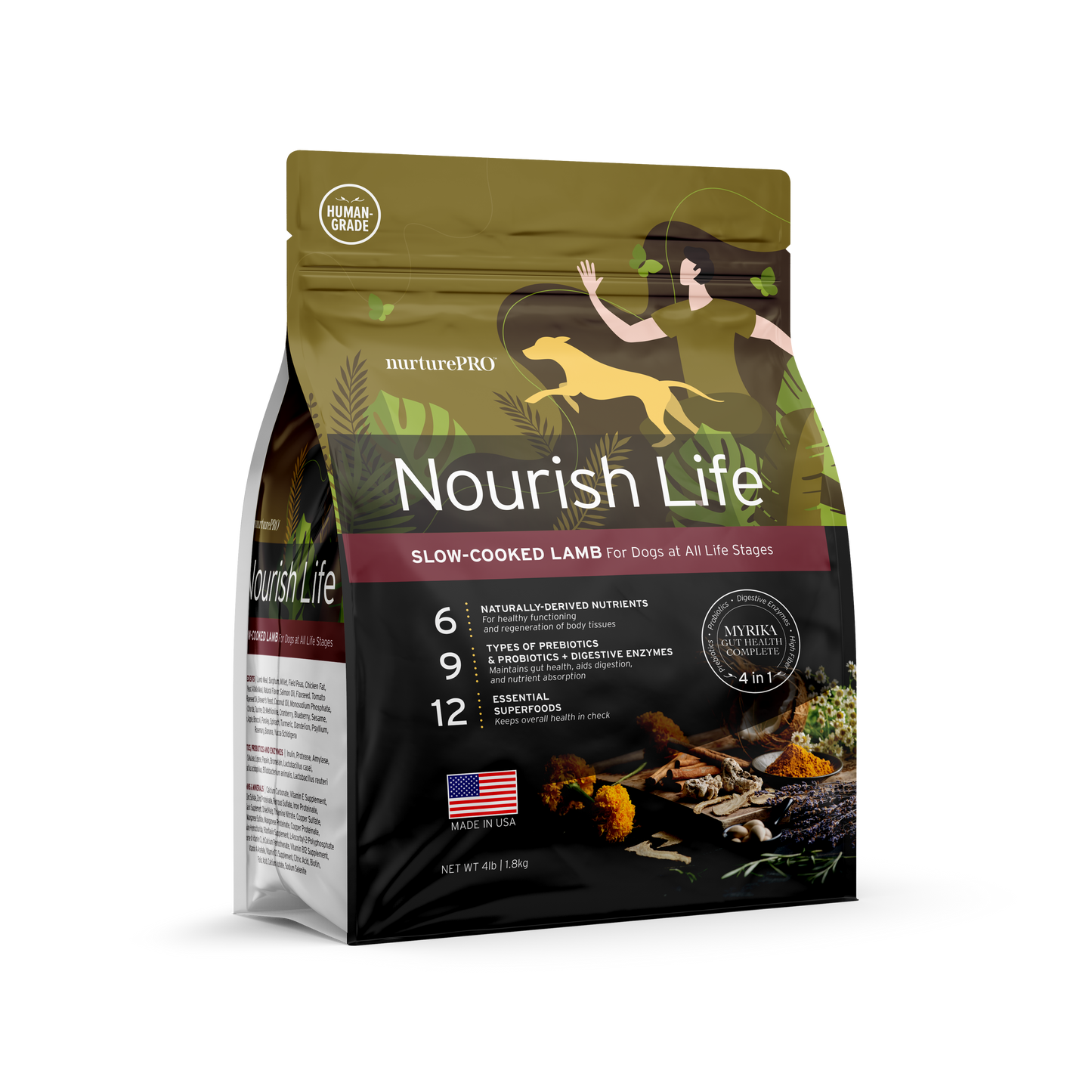 Nurture Pro Nourish Life Slow-cooked Dry Dog Food (Lamb)