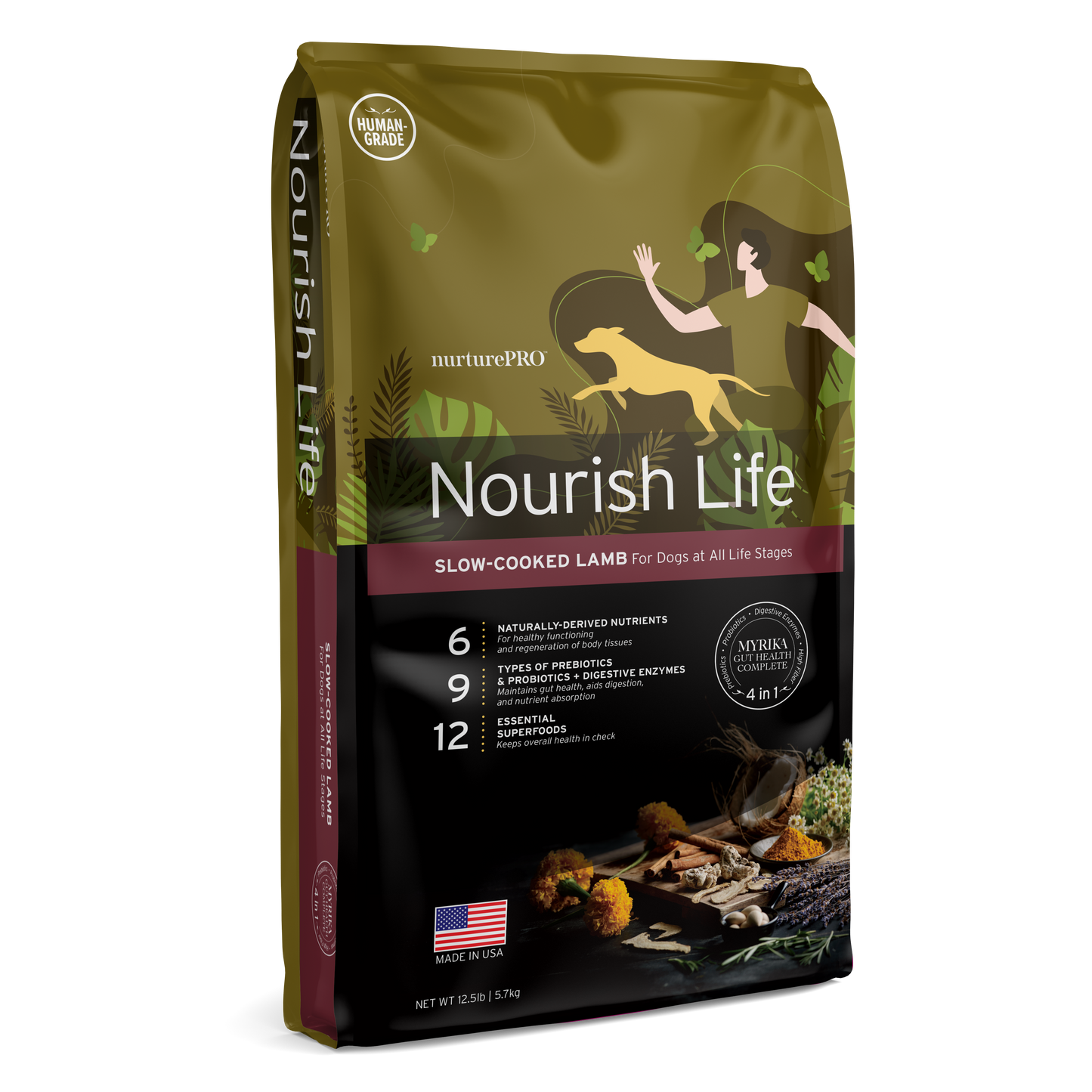 Nurture Pro Nourish Life Slow-cooked Dry Dog Food (Lamb)