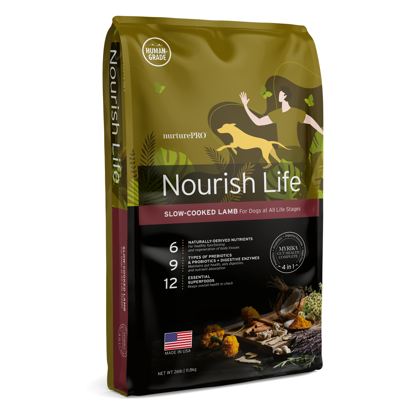 Nurture Pro Nourish Life Slow-cooked Dry Dog Food (Lamb)