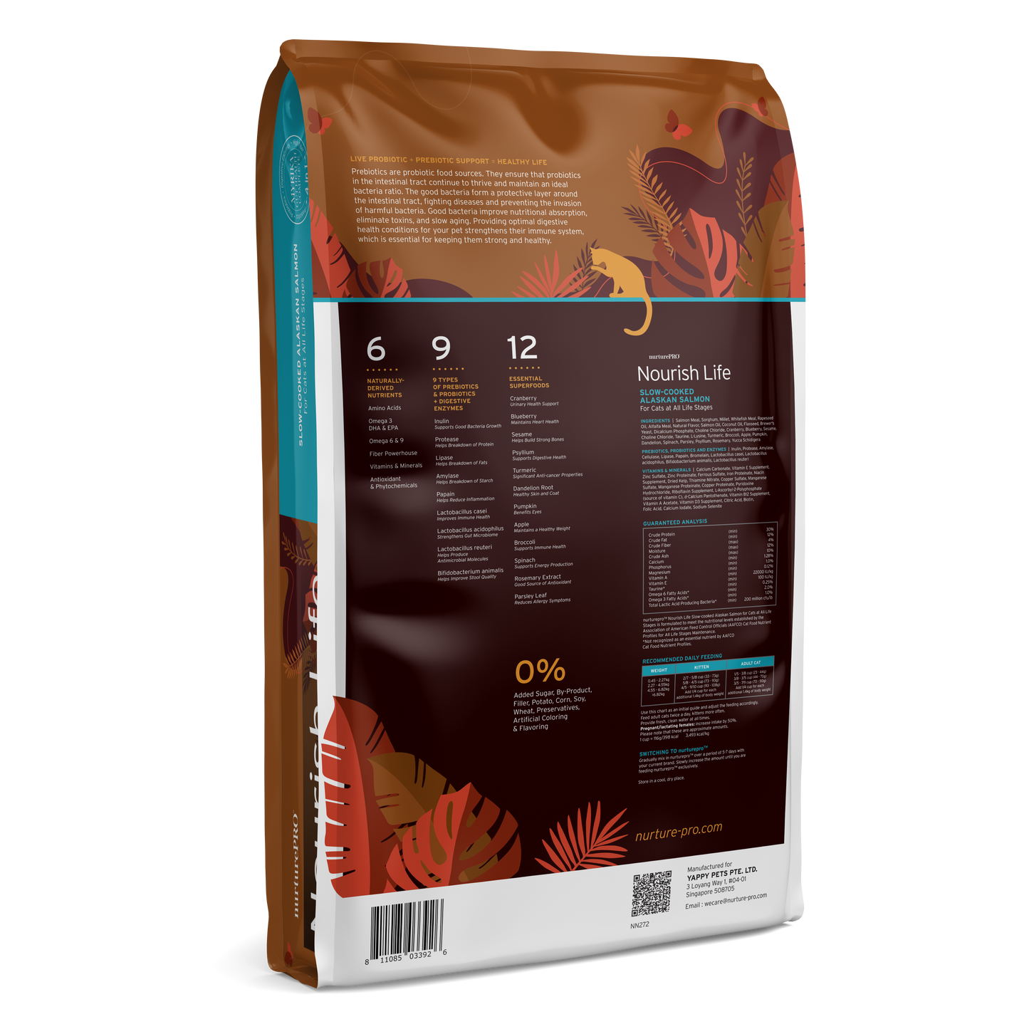 Nurture Pro Nourish Life Slow-cooked Dry Cat Food, Kitten (Alaskan Salmon)