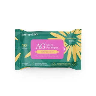 Nurture Pro AG Silver Pet Wipes