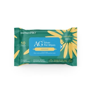 Nurture Pro AG Silver Pet Wipes