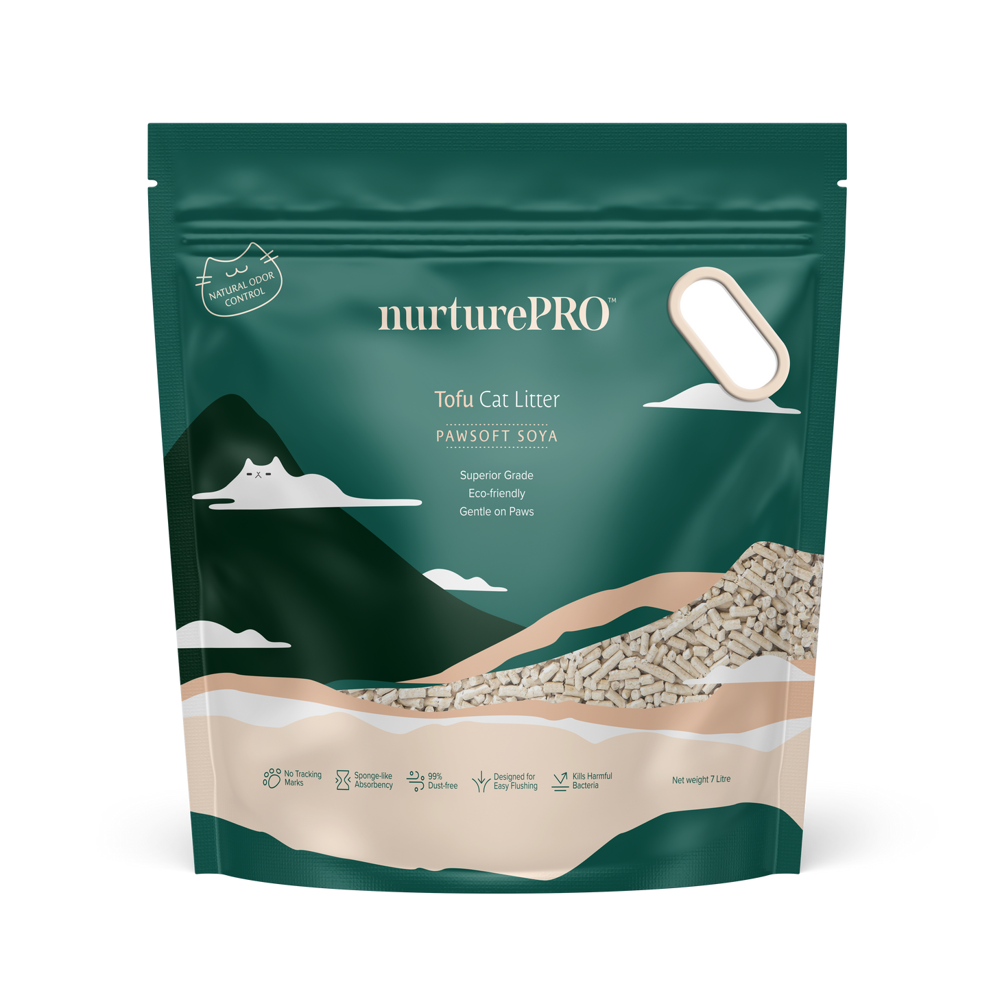 Nurture Pro Pawsoft Tofu Cat Litter 7L