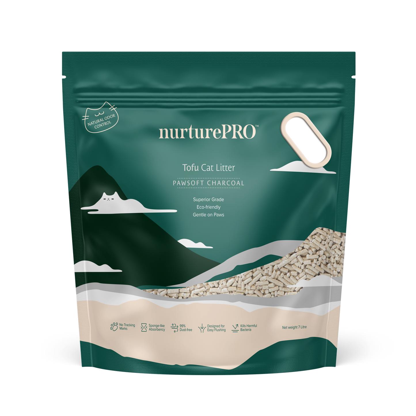 Nurture Pro Pawsoft Tofu Cat Litter 7L
