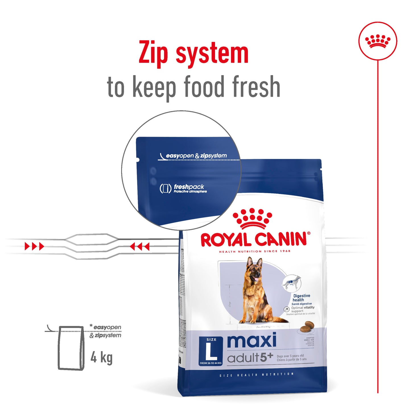 Royal Canin Canine Maxi Adult 5+ Dry Dog Food 15kg