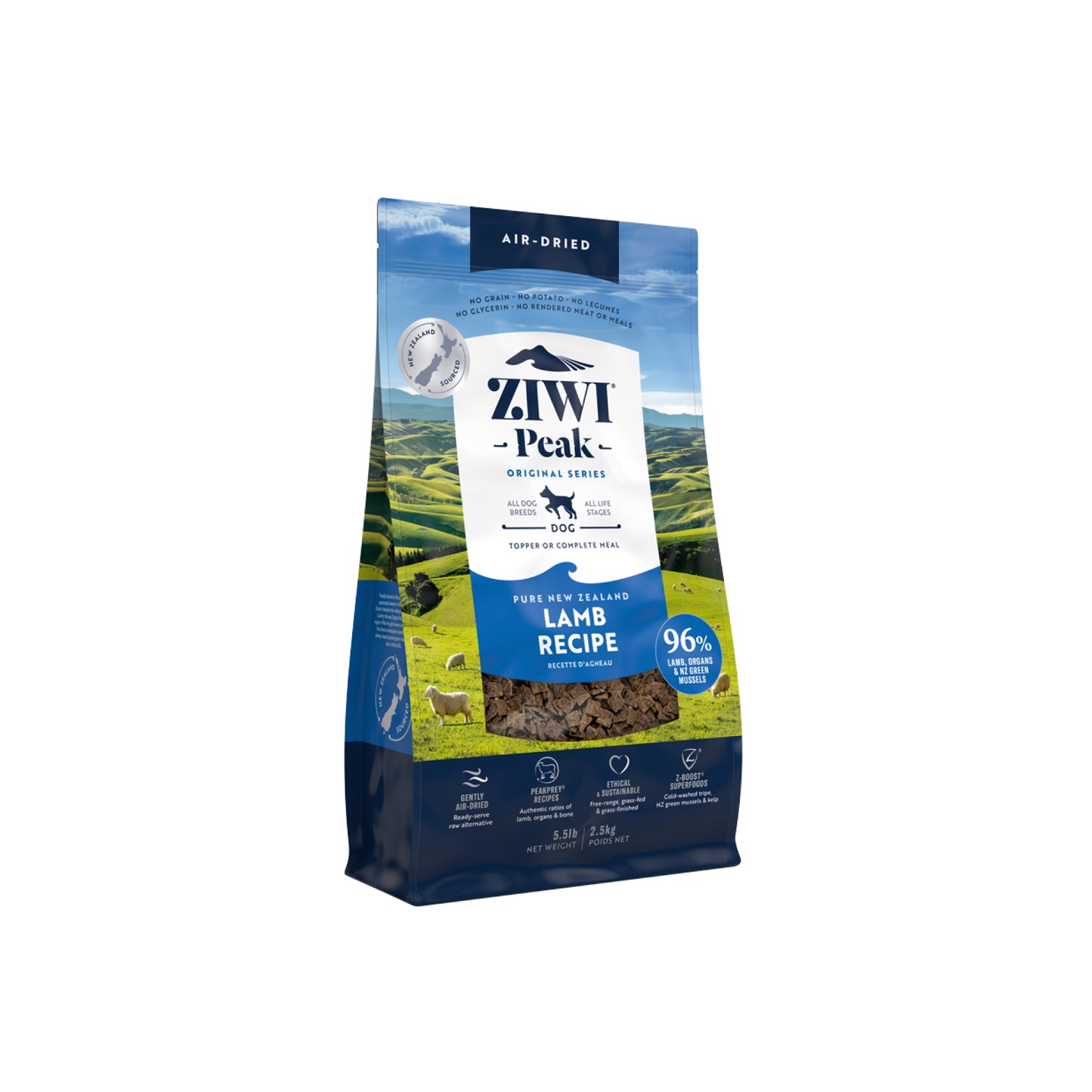 Ziwi Peak Originals Air Dried Dog Food 2.5kg