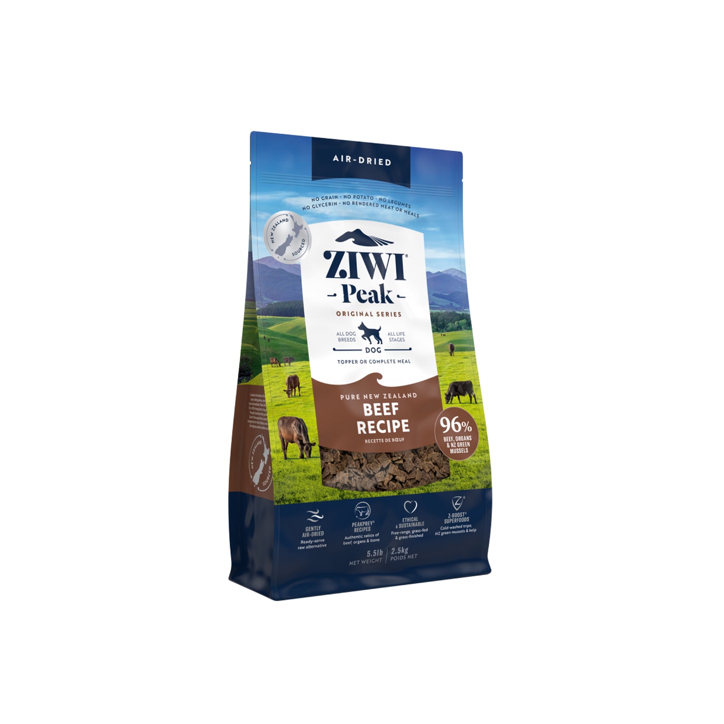 Ziwi Peak Originals Air Dried Dog Food 2.5kg